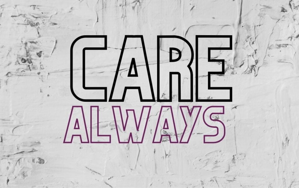 care always__Message Of The Day By Renooji and Divvya