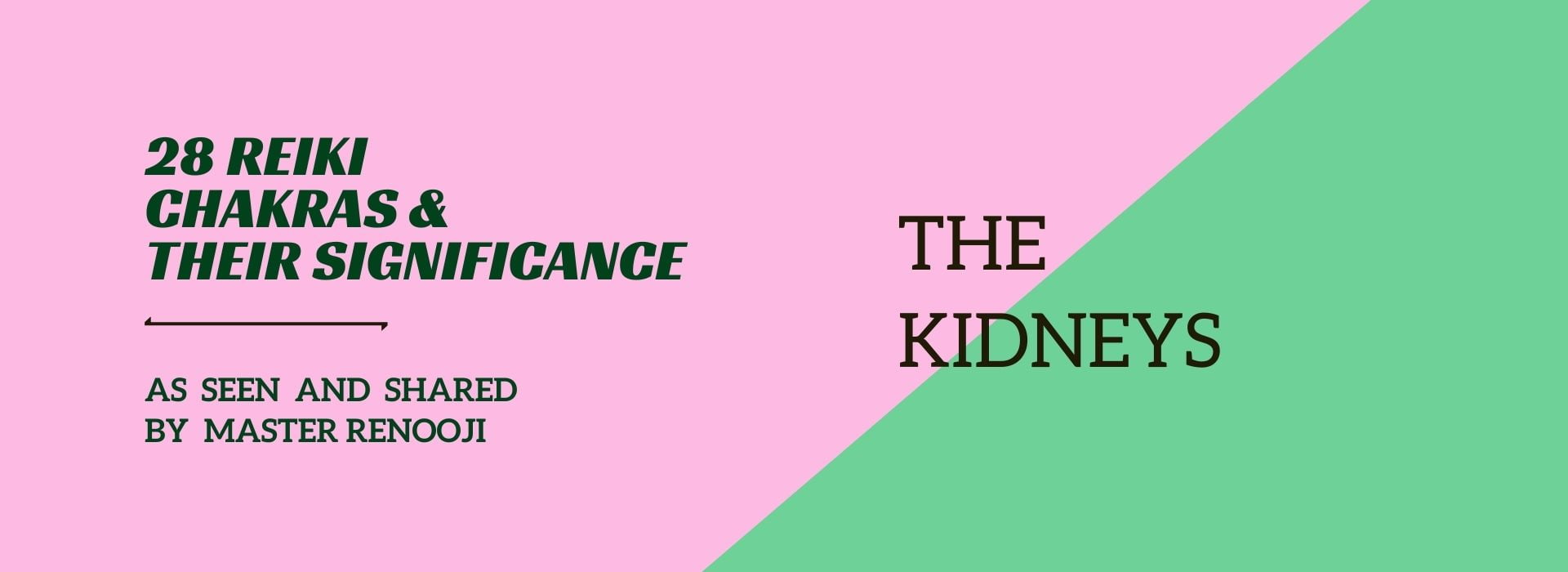 Reiki Chakras And Significance by Renooji_Kidneys